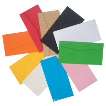Mixed color option recycled custom printing white card paper mailer envelope